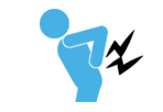 Icon of someone with lower back pain